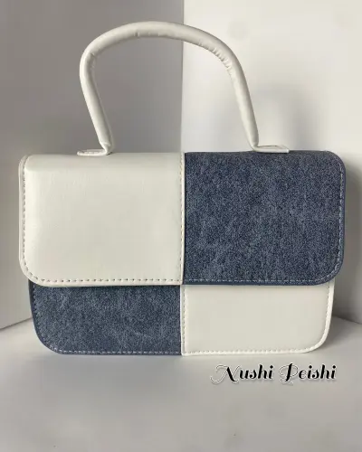 Patchwork texture Bag secondary