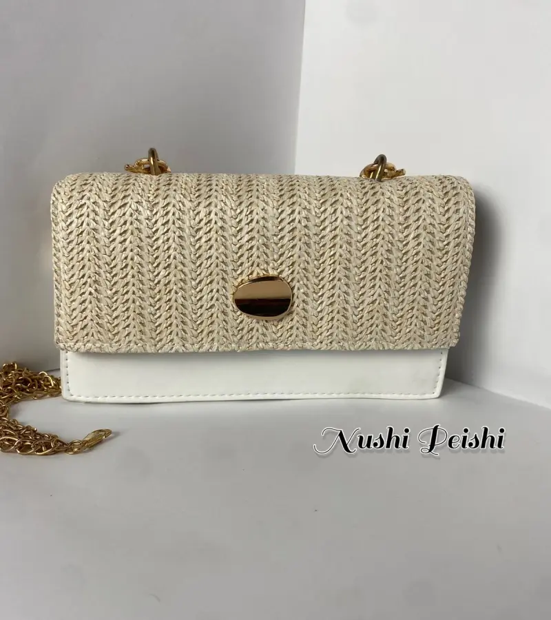 Straw Clutch Bag
