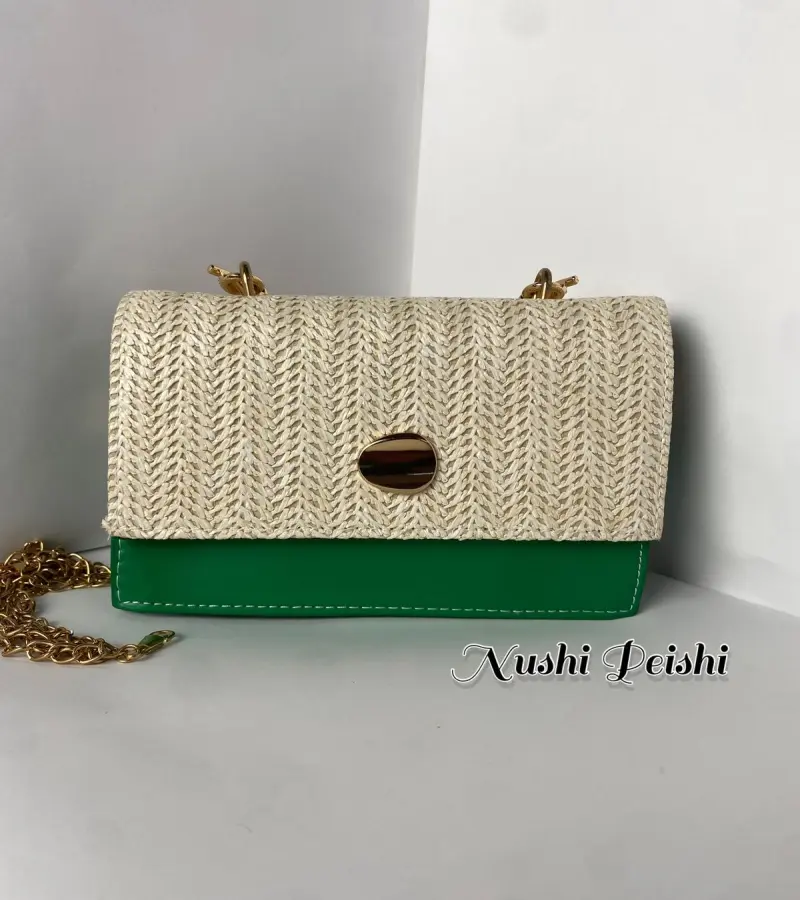 Straw Clutch Bag