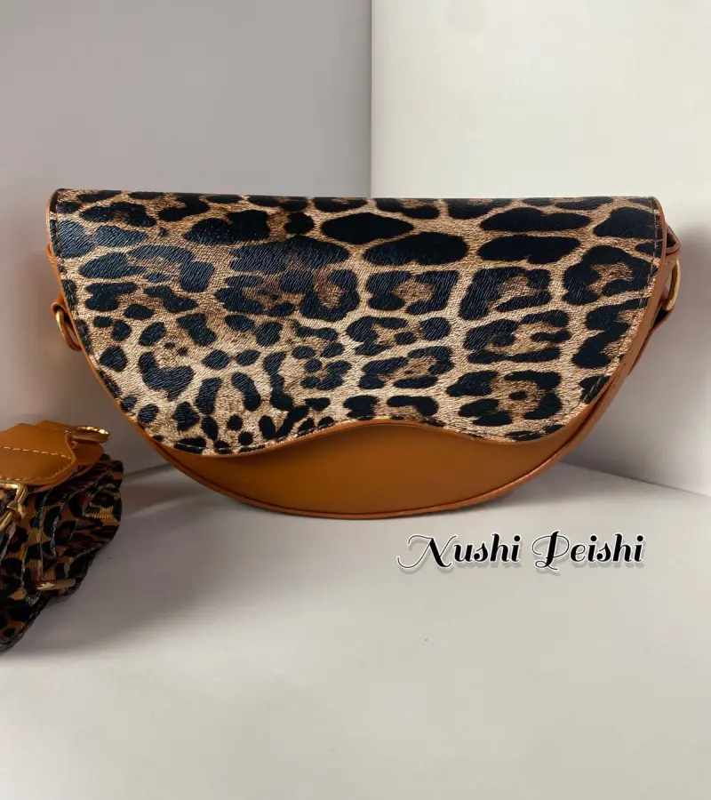 Leopard Print Crossbody Bag