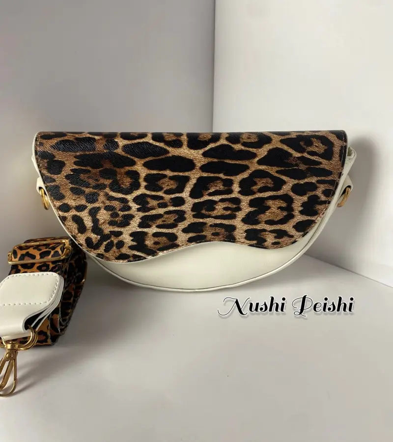 Leopard Print Crossbody Bag